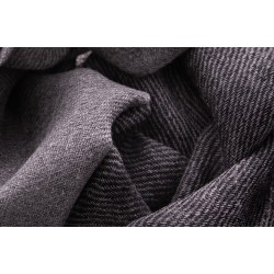 Grand foulard en pur cachemire - gris