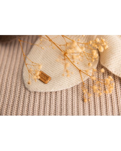 Écharpe 100% cachemire non teint blanc | Foulard naturel – Toirog