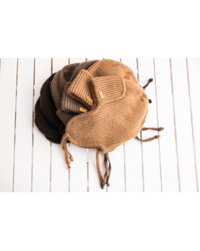 Chapka en laine de chameau, duvet du yak de Mongolie– Toirog