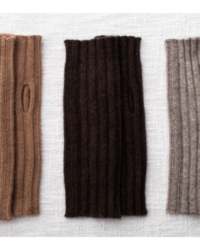 Mitaines en pur duvet du yak de Mongolie