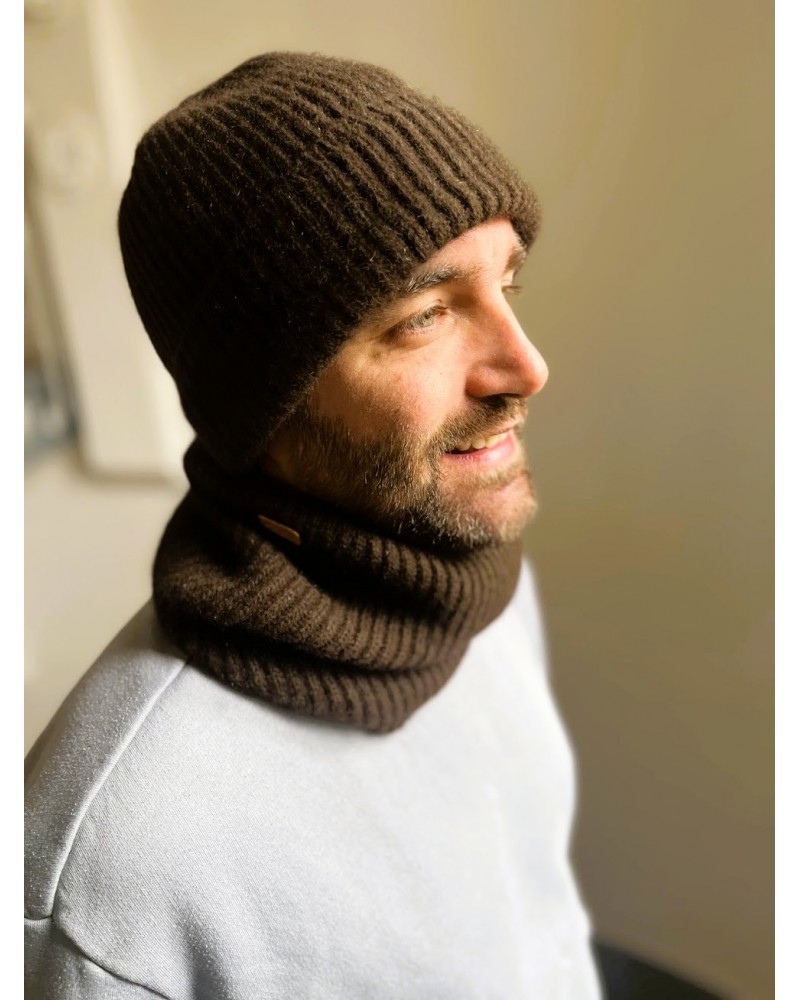 Bonnet en pur duvet de yak