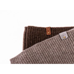 Tour de cou gris laine naturelle | Chaleur hiver – Toirog