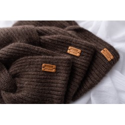 Cache-oreilles yak marron terre | Chaleur hiver – Toirog
