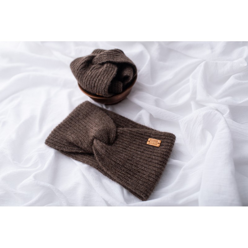 Cache-oreilles yak marron terre | Chaleur hiver – Toirog