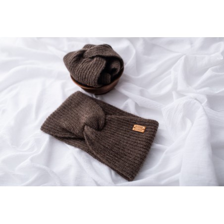 Cache-oreilles yak marron terre | Chaleur hiver – Toirog