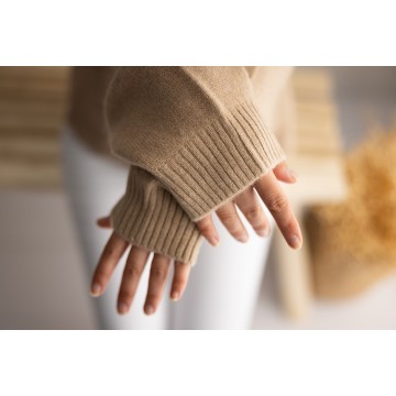 TOROM laine de chameau blanc | Élégance rare – Toirog